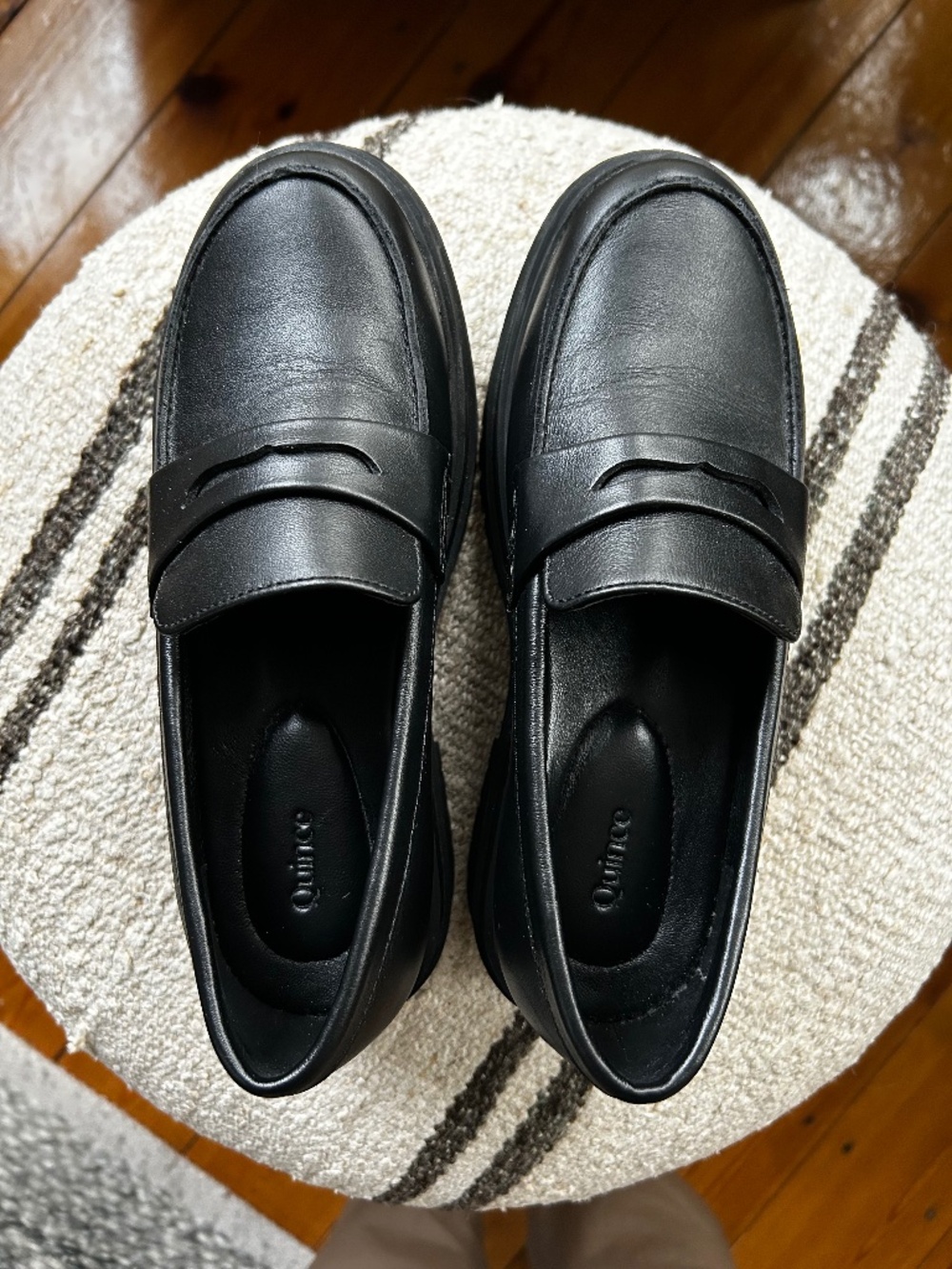 Quince Italian Lug Sole Loafer - Size 5